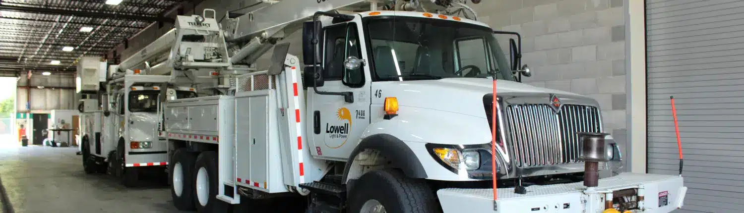 Lowell Light and Power truck