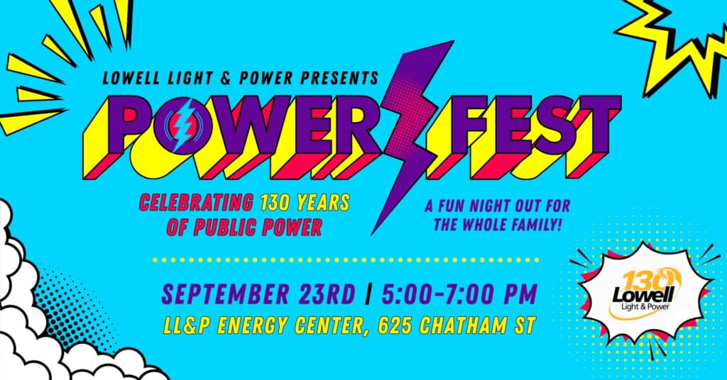 Power Fest celebrating 130 years of public power September 23rd