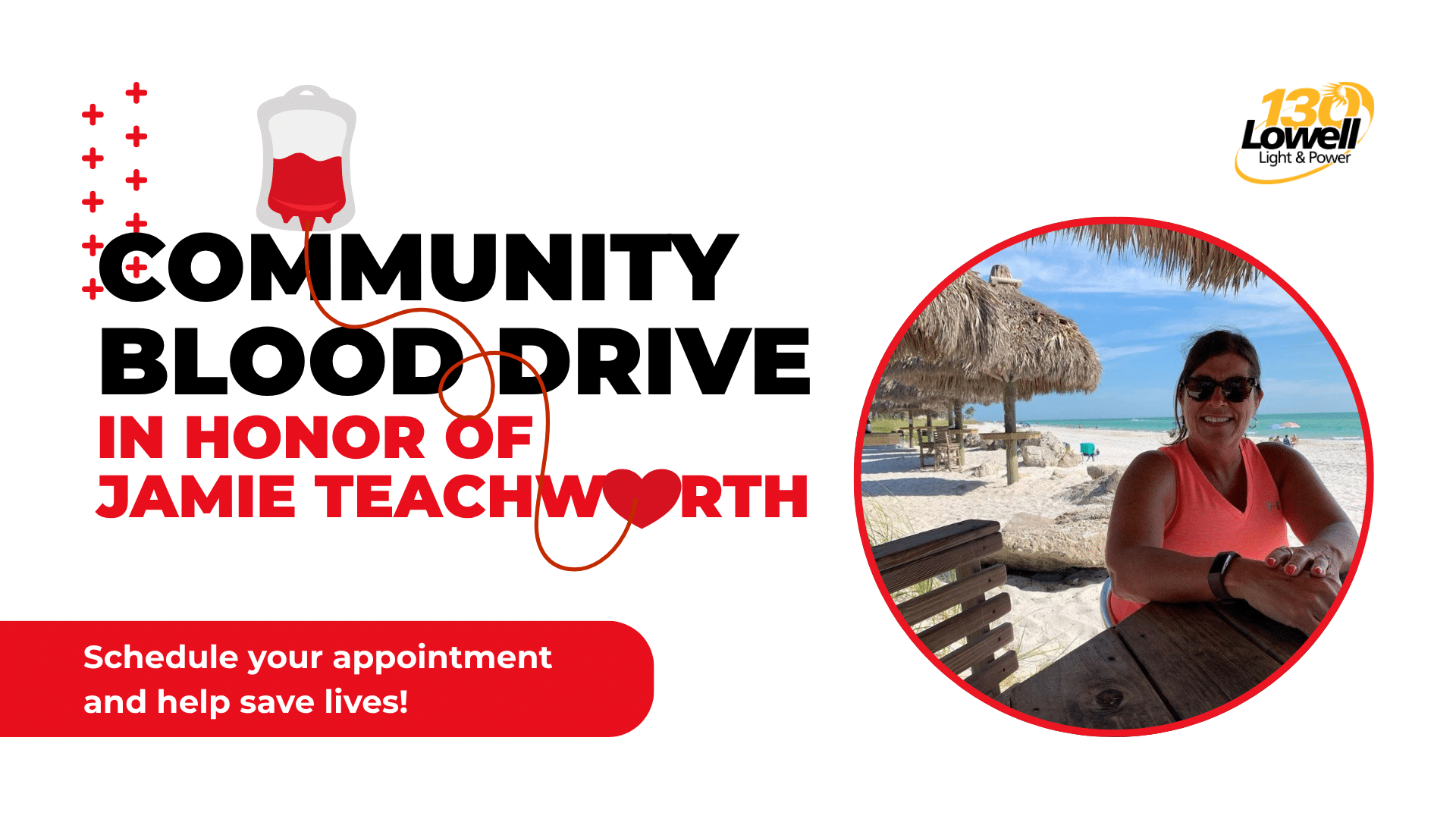 Community Blood Drive in Honor of Jamie Teachworth